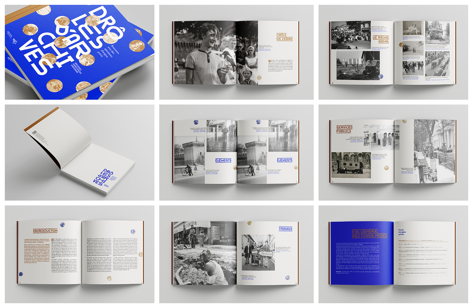 DRÔLES D’ARCHIVES — Scénographie, Direction artistique de l’exposition et du catalogue — Archives municipales d’Avignon