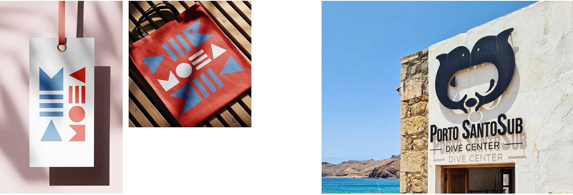 MOEA — Branding, Identité visuelle — Swimwear - La Rochelle ; PORTO SANTO SUB | Club de plongée - Porto Santo