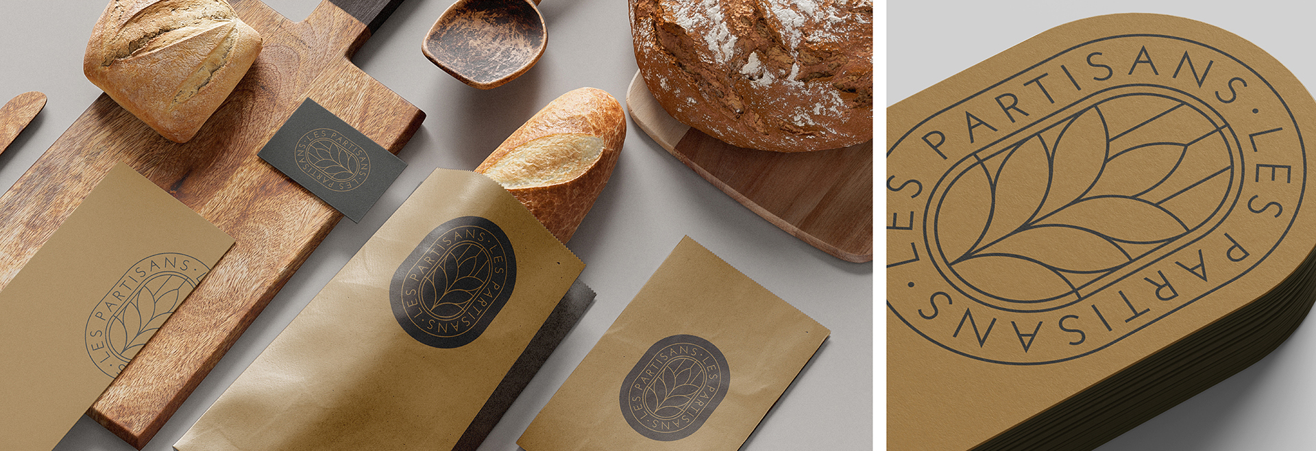LES PARTISANS — Branding, Identité visuelle — Boulangerie - Bayonne